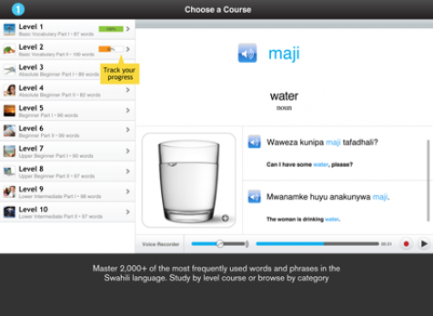 Screenshot 2 - WordPower Lite for iPad - Swahili   